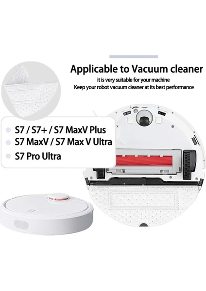 40PCS Roborock S70 S75 S7MAX S7MAXV T7S G10 T8 Artı Paspas Padleri Vakum Robot Mop Rags Parçaları (Yurt Dışından) fiyatları