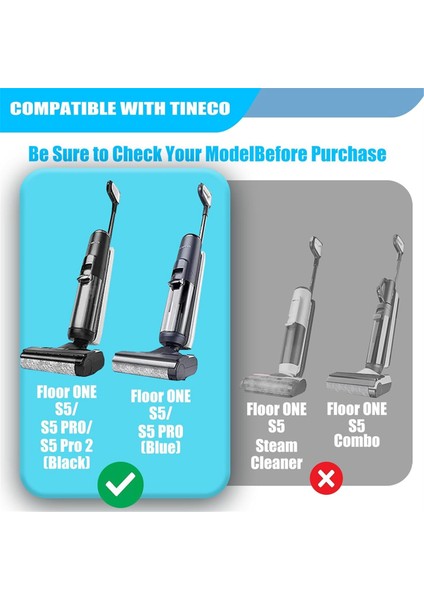 Fırça ve Hepa Filtresi Yedek Bir One S5 / S5 Pro / S5 Pro 2 / S5 Mavi Kablosuz Islak Kuru Vakum Süpürge Parçaları (Yurt Dışından) indirimleri