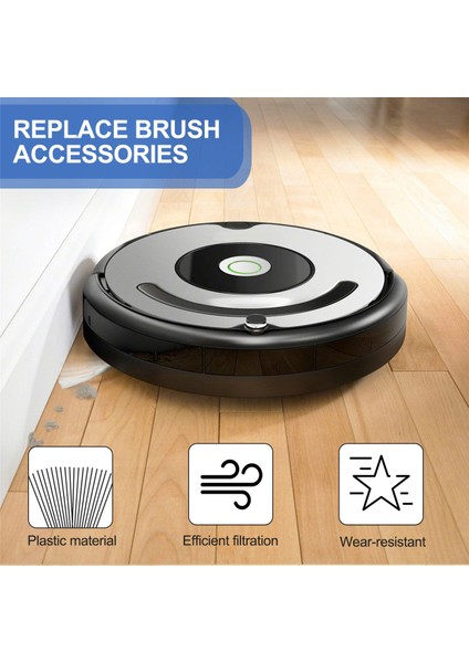 Yedek Fırçalar Irobot Roomba Için Aksesuarlar 600 Serisi, 605 610 615 616 620 621 625 630 635 640 650 660 665 670 (Yurt Dışından) indirimleri