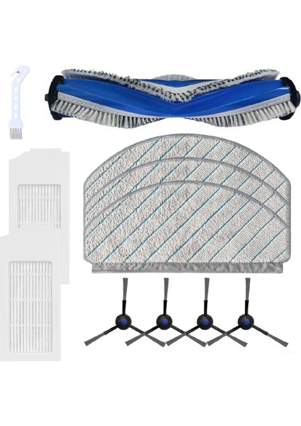 Ecovacs Deebot N20 / N20 Plus / N20 Pro Plus Ana Fırça Hepa Filtreleri Yan Fırça Için Yedek Parça Aksesuarları (Yurt Dışından)
