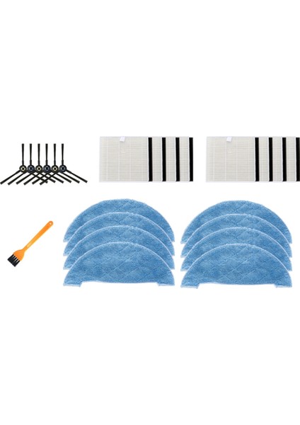 23 Pcs Ilıfe DF45 V8S V80MAX X800 Robot Vakum Süpürge Parçaları Yedek Filtre Yan Fırça Bezi (Yurt Dışından) fiyatları
