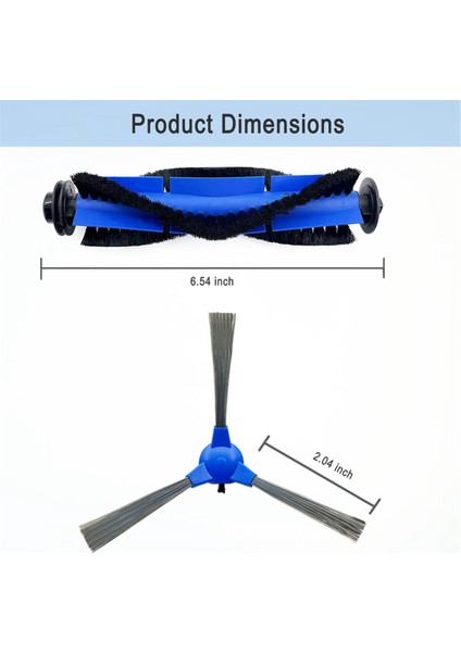 Eufy Robovac 11S, 15C, 30, 30C, 12, 35C, 25C, 15T Robotik Vakumlar Temizleyici Ev Temizliği Için Yedek Parça (Yurt Dışından) indirimleri