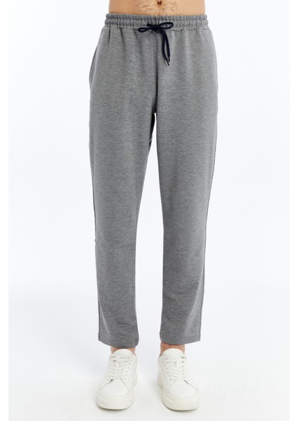 Erkek Gri Cepli Klasik Paça Arka Cep Fermuarlı Eşofman ALT-P340 fiyatları