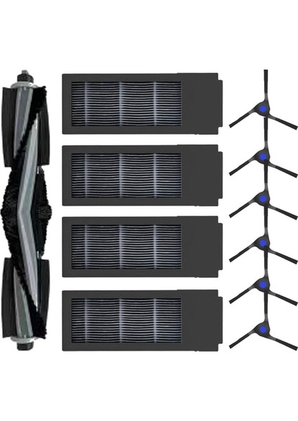 Ecovacs Deebot Için Yedek Parça Aksesuarları X2 Omni X2PRO Ana Fırça Filtre Yan Fırça Ekleri (Yurt Dışından)