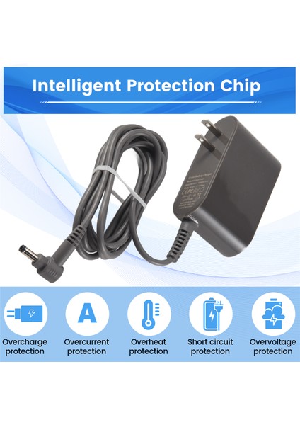 Dyson V10 V15 Kablosuz Vakum Güç Kaynağı Için Yedek Şarj Cihazı 30.45V 1.1A Abd Fişi (Yurt Dışından) fırsatları