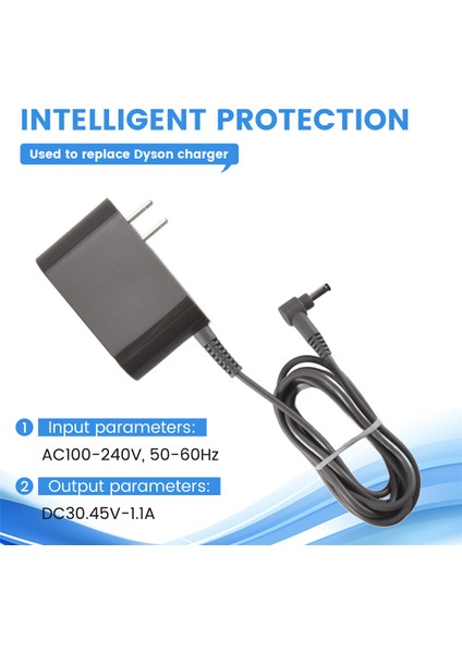 Dyson V10 V15 Kablosuz Vakum Güç Kaynağı Için Yedek Şarj Cihazı 30.45V 1.1A Abd Fişi (Yurt Dışından) indirimleri