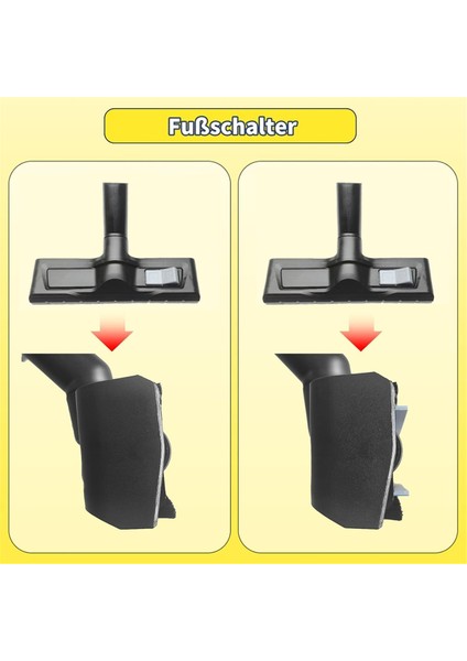 Karcher Wd5, Wd6, Wd3, Wd4 Için Islak Kuru Emme Meme, Karcher Islak/kuru Elektrikli Süpürge Için Yedek Zemin Nozumu (Yurt Dışından) indirimleri