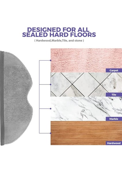 Xiaomi Robot Vakum E5 / C108 Robot Vakum Temizleyici Aksesuarları Yıkanabilir Mikrofiberler Paspas Bez 10 Adet (Yurt Dışından) fırsatları