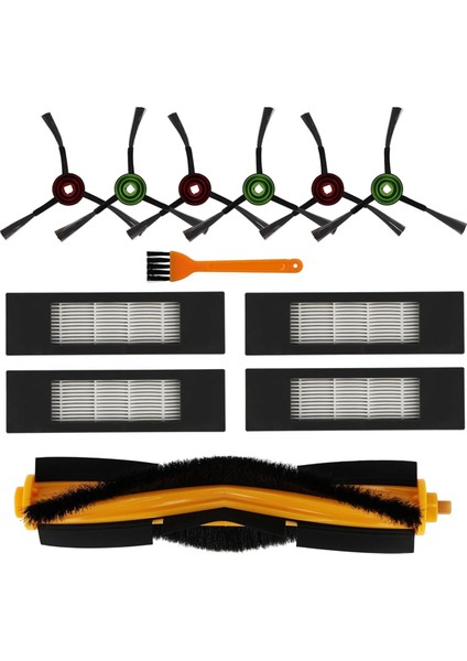 Ecovacs Deebot N8 N8+ N8 Pro N8 Pro+ T9 T9+ T8+ T8 Aıvı Ozmo 950 920 Robot Vakum Süpürge Ana Sie Fırça Hepa Filtreleri (Yurt Dışından)