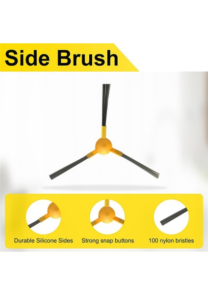 Tesvor X500 X500 Pro M1 M2 Aksesuar Kiti Neatsvor X500 Robot Vakum Değiştirme Parçaları Silindir Fırça Filtreleri (Yurt Dışından) modelleri