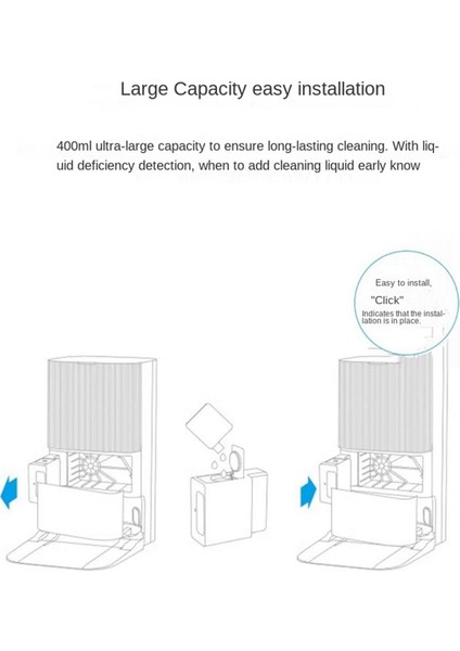 Dreame X30/X30 PRO/S20 PRO/S20 PRO/S10 Pro Ultra Arm Robot Vakum Süpürücü Otomatik Olarak Temizlik Sıvısı Modülü (Yurt Dışından) modelleri