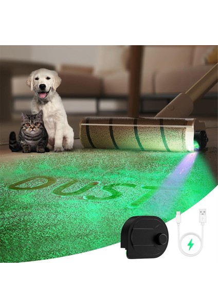 Şarj Edilebilir Vakum Süpürge Tozu Ekran Işığı, Yeşil Işık Vakum Eki, Evrensel Vakum Aksesuarlarını Yükseltme (Yurt Dışından) fiyatları