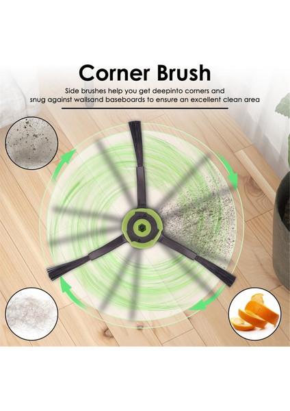Irobot Roomba Için Combo J7+/roomba Combo J9+ Robot Vakum Temizleyici Aksesuarları Toz Çanta Davul Yan Fırça Aksesuarları (Yurt Dışından) modelleri