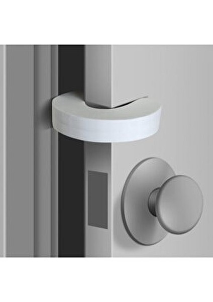 Sünger Kapı Durdurucu 4 Adet Yumuşak ve Esnek Çocuk Güvenliği için