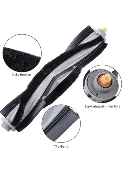 Ecovacs Için Deebot T10 Turbo X1 Omni Vakum Süpürge Yedek Aksesuar Ana Yan Fırça Filtre Temizleme Bez Tuz Torbası (Yurt Dışından) modelleri