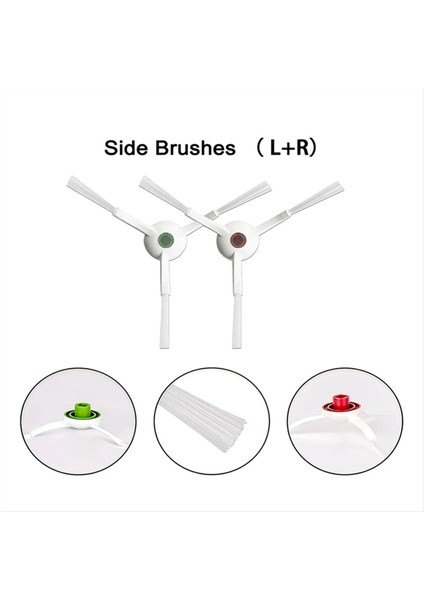 Ecovacs Için Deebot T10 Turbo X1 Omni Vakum Süpürge Yedek Aksesuar Ana Yan Fırça Filtre Temizleme Bez Tuz Torbası (Yurt Dışından) fırsatları