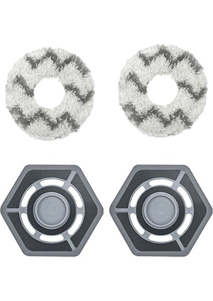 4pcs Ecovacs Deebot N9 / N9+ Robot Vakum Temizleyici Temizleme Bezi Tutucu Paspas Parçaları (Yurt Dışından)