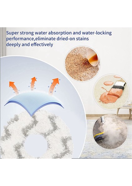 4pcs Ecovacs Deebot N9 / N9+ Robot Vakum Temizleyici Temizleme Bezi Tutucu Paspas Parçaları (Yurt Dışından) modelleri