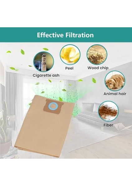 10PCS Toz Torbası Dewalt DXVA19 4104 Vakum Süpürge Aksesuarları Yedek Parçalar Toz Kağıt Torba (Yurt Dışından) modelleri