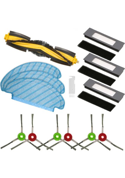 Yeed Vac Max/ Vac Istasyonu/ Vac Hybrid/ Vac 2/ Vac 2 Pro Robot Vakum Yedek Parçaları Ana Yan Fırça Hepa Filtre Mop (Yurt Dışından)