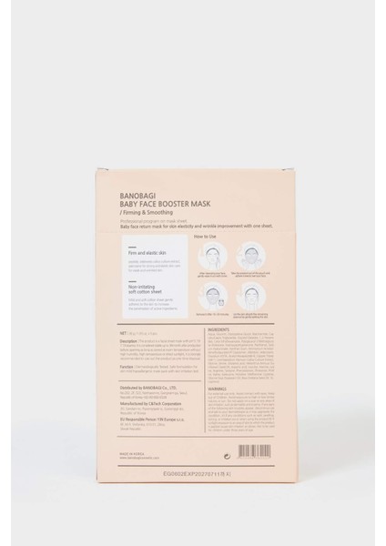 Booster Line Baby Face Injection Mask 10ml – Cilt Yenileyici & Elastikiyet Artırıcı Yüz Maskesi