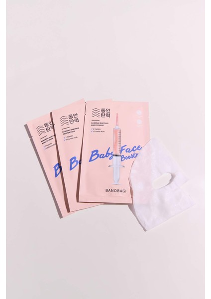 Booster Line Baby Face Injection Mask 10ml – Cilt Yenileyici & Elastikiyet Artırıcı Yüz Maskesi