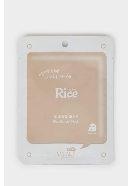 On Rice Extract Mask 22gr – Pirinç Özlü Aydınlatıcı & Nemlendirici Yüz Maskesi
