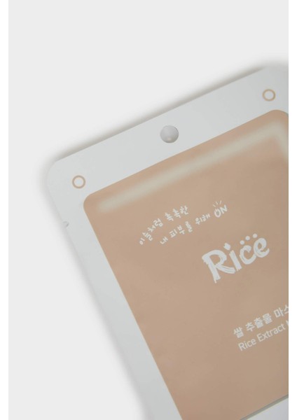 On Rice Extract Mask 22gr – Pirinç Özlü Aydınlatıcı & Nemlendirici Yüz Maskesi