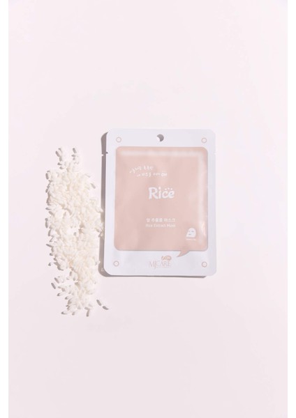 On Rice Extract Mask 22gr – Pirinç Özlü Aydınlatıcı & Nemlendirici Yüz Maskesi