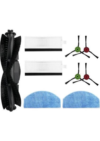 Tikom G8000 / G8000 Pro Robot Vakumları Için Ana Yan Fırça Hepa Filtre Mop Rag Yedek Parça Aksesuar (Yurt Dışından)