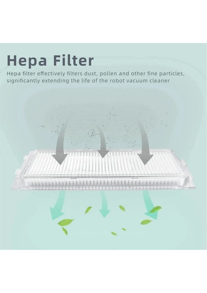 Xiaomi Mijia Için Aksesuarlar M30 Pro Yedek Silindir Ana Yan Fırça Hepa Filtre Mop Bez Toz Torbası Yedek Parçalar (Yurt Dışından) indirimleri