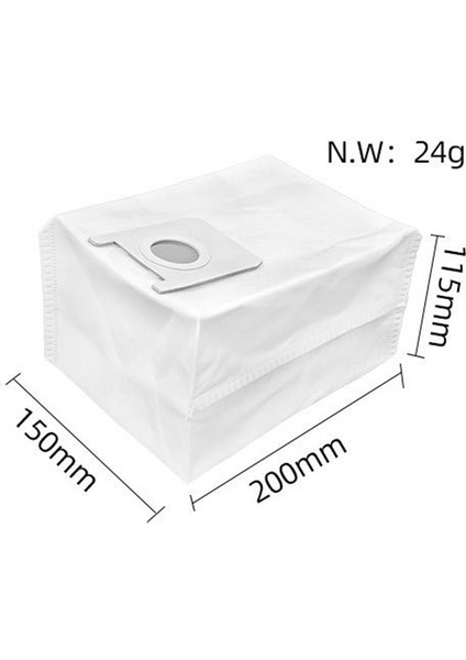 Roidmi Eva SDJ06RM Robot Vakum Temizleyici Aksesuarları Sızdıran Tasarım Dokuma Olmayan Toz Çantası Için Uygun 5 Pcs (Yurt Dışından) fiyatları