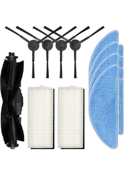 Lubuelu SG60 / SL60 / SL60D / SL61 / Tıkom L9000 Robot Vakum Aksesuarları Silindir Yan Fırça Hepa Filtre Mop Bezi (Yurt Dışından)