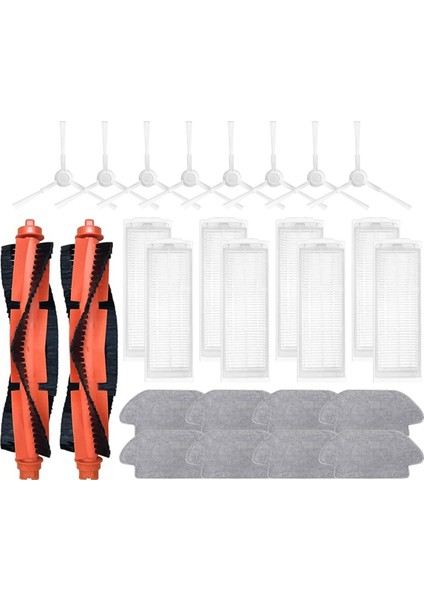 Xiaomi Robot Vakum T12 / S10 / S10 Eu / S12 B106GL Parçalar Sulden Fırch Fırch Fılter Pom (Yurt Dışından)