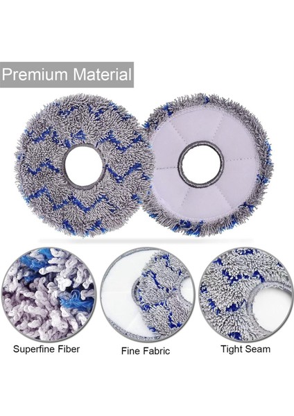 Paspas Pedleri Ecovacs Için Yedek Parçalar Deebot X1 Omni/ X1 Turbo Robot Vakum Temizleyici Temizlik Bez Mendilleri (Yurt Dışından) indirimleri