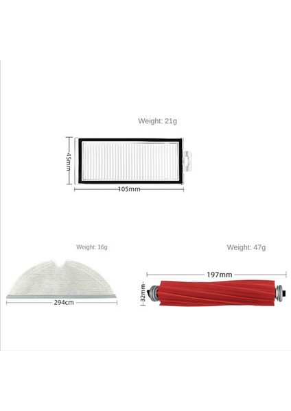 Xiaomi Roborock Için Q7 Max, Q7 Max+, Q7 Plus, T8 Hepa Filtre Robot Vakum Süpürge Yedek Parçaları Ana Yan Fırçalar Mop Bezi (Yurt Dışından) indirimleri