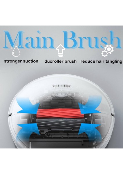 Roborock S8 Pro Ultra Robot Için Vakum Temizleyici Parçalar Toz Torbası Ana Yan Fırça Hepa Filtre Mop Pad Aksesuarları (Yurt Dışından) indirimleri