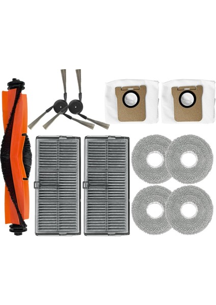 Xiaomi Mijia M40 / D110CN Aksesuarları Için Uyumludur Ana Fırça Filtresi Mop Bez Toz Çanta Yedek Parçaları (Yurt Dışından)