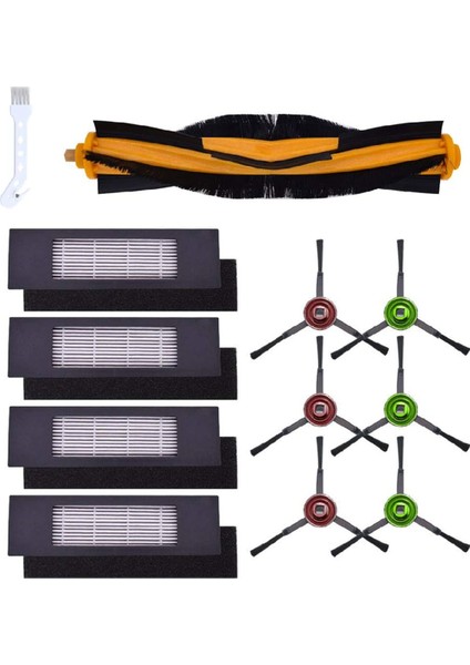 Değiştirmeler Ecovacs Deebot Ozmo 920/950/T5/T8 T8MAX T8 Power T8AIVI T8+Ana Fırçalar Yan Fırçalar Aksesuarlar (Yurt Dışından)