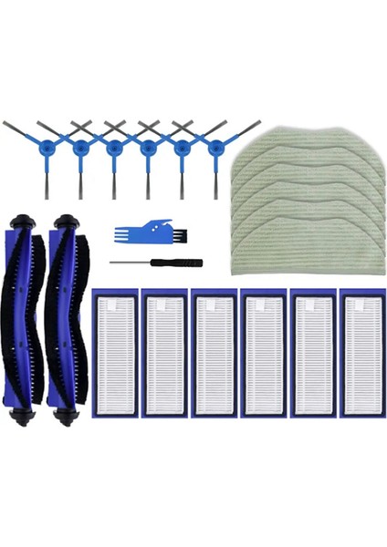 Eufy Robovac L70 Hibrid Robot Vakum Süpürge Ana Silindir Yan Fırça Mop Kumaşları Hepa Filtreleri Yedek Parçalar (Yurt Dışından)