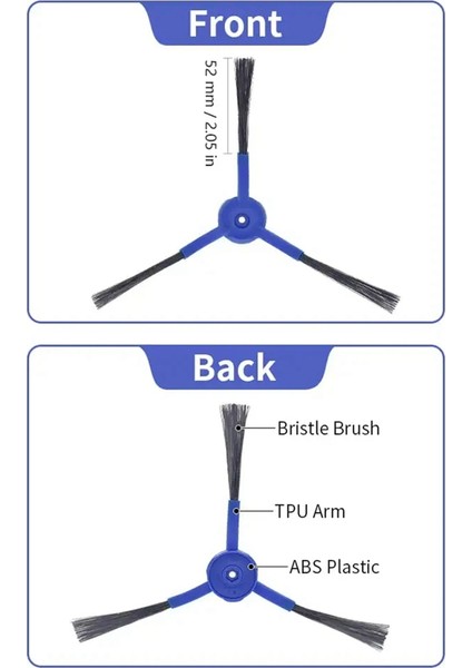 Eufy Robovac L70 Hibrid Robot Vakum Süpürge Ana Silindir Yan Fırça Mop Kumaşları Hepa Filtreleri Yedek Parçalar (Yurt Dışından) fırsatları