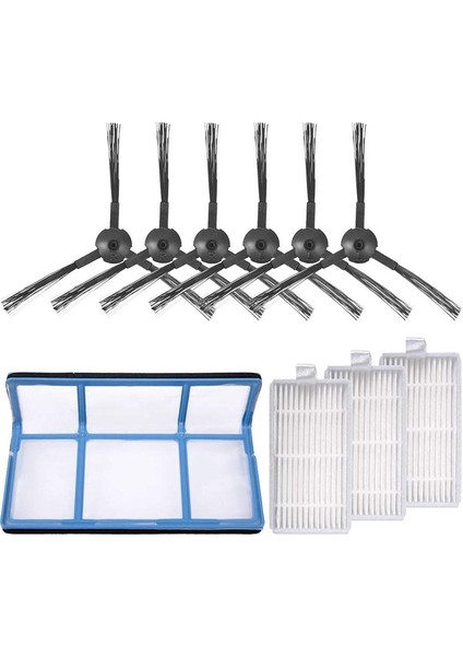 Ilıfe V3 V3S V3S V5 V5S V5S V5S Için Yedek Aksesuar Kiti Vakum Süpürge Filtresi Pro Robot Vakum Süpürge Filtreleri Yan Fırçalar (Yurt Dışından)