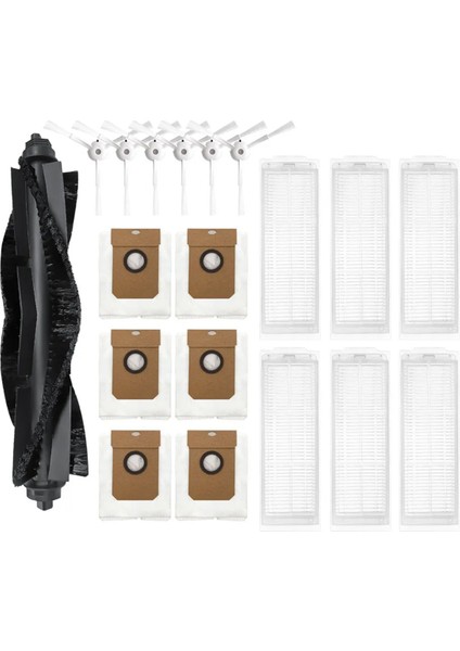 Viomi Alpha 3 Pro / VXVC26 Robot Vakum Süpürge Silindir Yan Fırçası Hepa Filtre Toz Çantası Yedek Parçalar (Yurt Dışından)