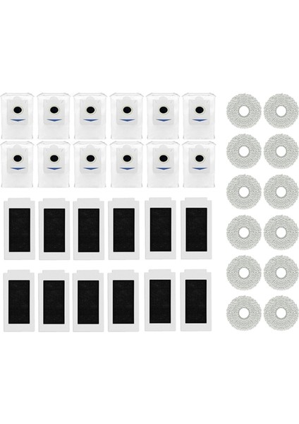 Ecovacs Debot X5 Pro Robot Vakum Temizleyici Mop Bez Hepa Filtre Toz Çantası Aksesuarları Yedek Yedek Parçalar (Yurt Dışından)