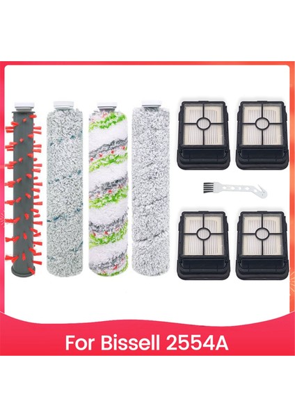 9 Adet Vakum Fırçası ve Filtre Aksesuarları Bissell 2554A Robot Vakum Aksesuarları Değiştirme Parçaları (Yurt Dışından)