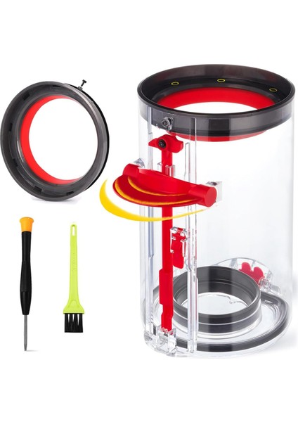 Dyson V11 V15 SV14 SV15 SV22 Vakum Süpürge Parçaları Için Toz Konteyner Yedek Parçaları Tornavida Üst Sızdırmazlık Halkası (Yurt Dışından)