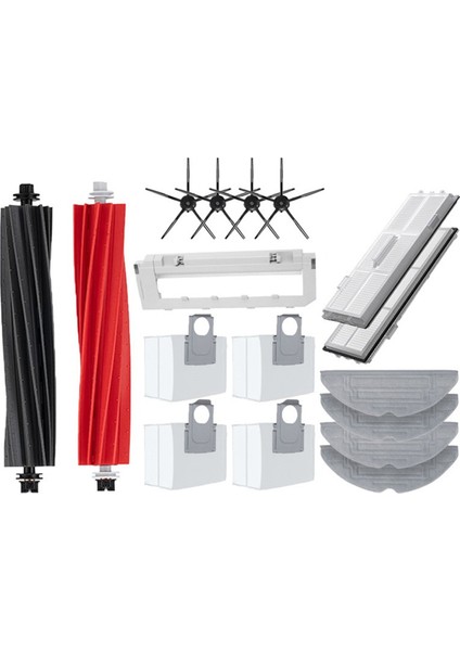 Roborock S8 Pro Ultra Aksesuarlar Için Ana Yan Fırça Hepa Filtre Mop Choth Toz Torbaları Vakum Süpürge Yedek Parçaları (Yurt Dışından)
