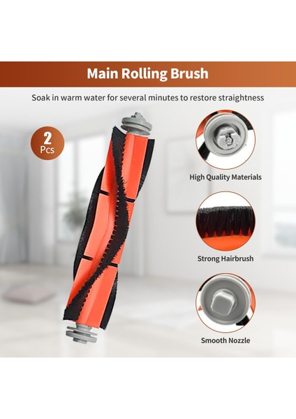 Dream D9, D9 Max, D9 Pro, L10, L10 Pro Vakum Süpürge, Ana Fırça, Yan Fırça, Filtreler, Mop Cezası Için Yedek Parçalar (Yurt Dışından) modelleri