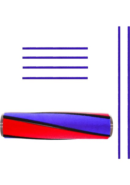 Dyson V6 V7 V7 V8 V8 V10 V11 Için Yedek Fırça, Yumuşak Silindir Aksesuarları, 6 Keçe Şeriti, Temizlik ve Toz Çıkarma (Yurt Dışından)