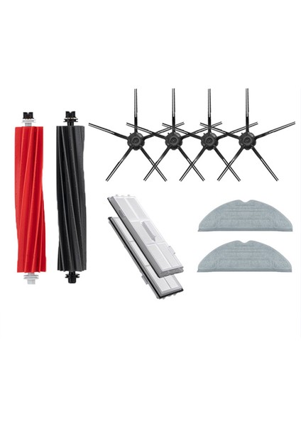 Roborock S8 Pro Ultra S8+ Yedek Parçalar Ana Yan Fırçalar Mop Bezleri Hepa Filtreleri Toz Çantalar Aksesuarlar (Yurt Dışından)